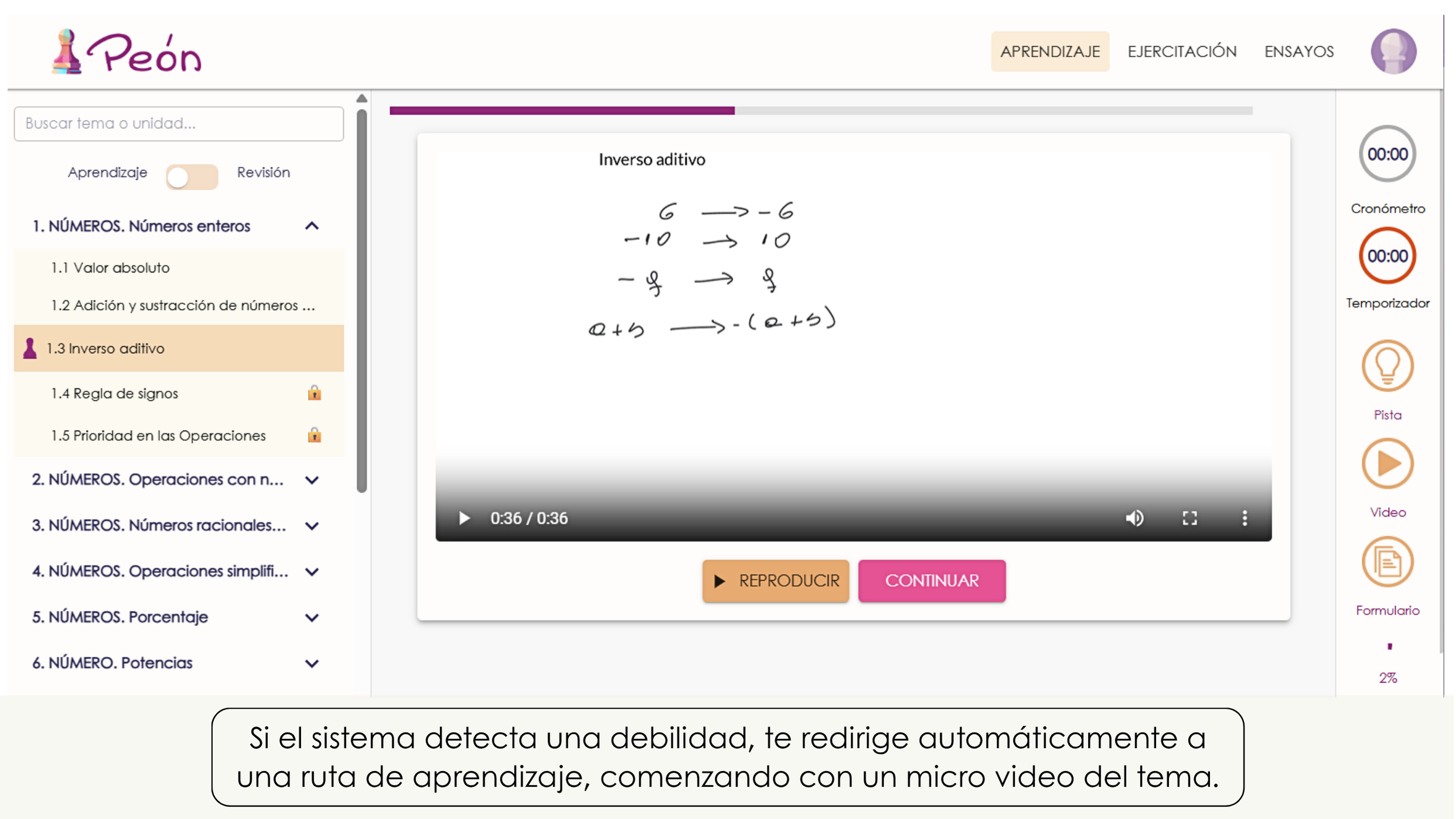 Peon - Plataforma de Aprendizaje